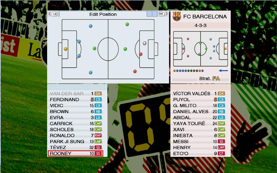 Pes 2009 настройка клавиатуры