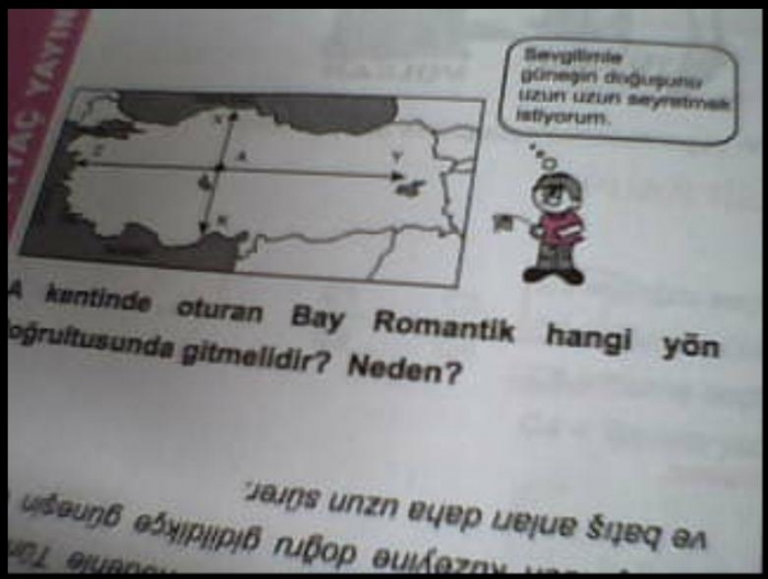 test kitaplarındaki gereksiz espriler
